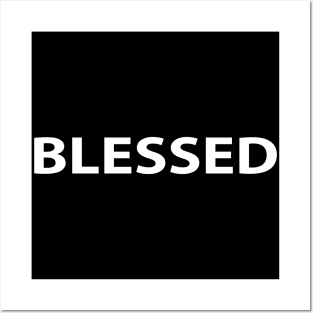 Blessed Cool Inspiration Christian Posters and Art